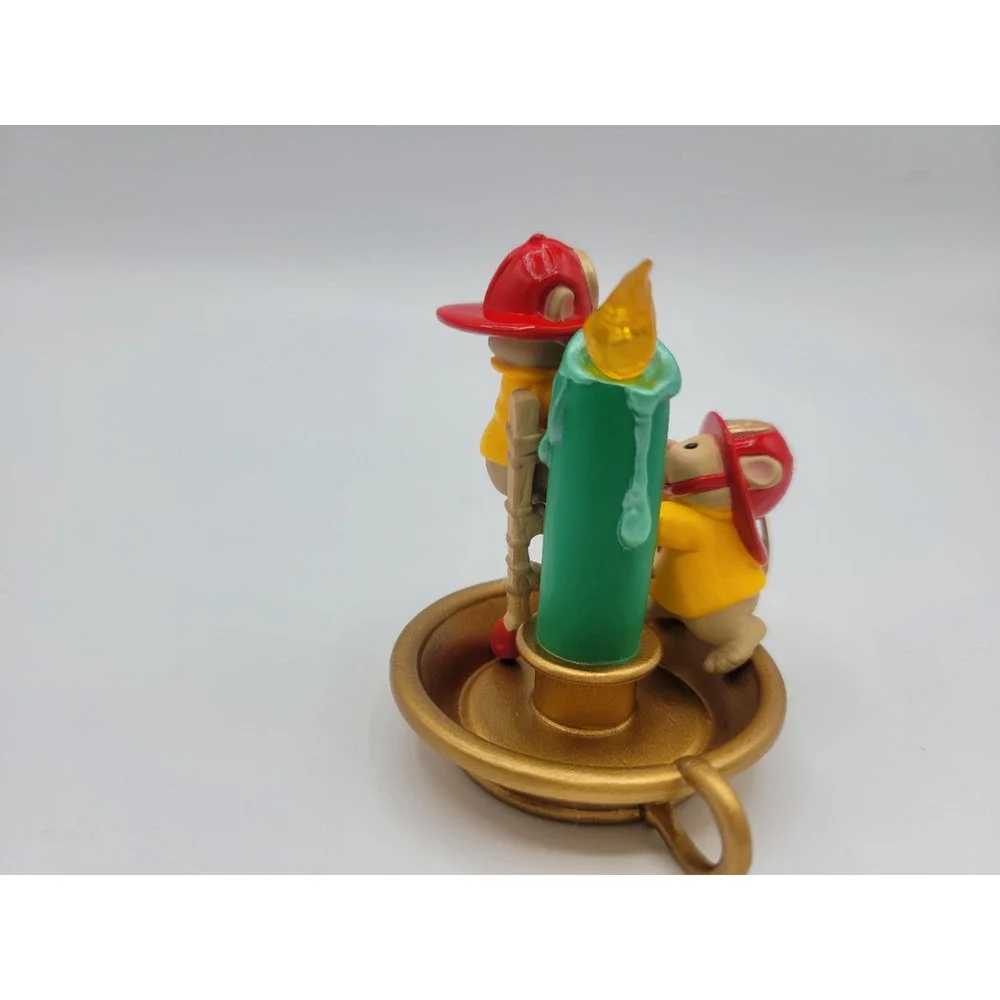 Hallmark‎ Keepsake Ornament 1999 Flame-fighting Friends Mouse Candlestick